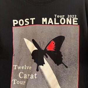 Post Malone Twelve Carat Tour 2022 Long Sleeve Tee